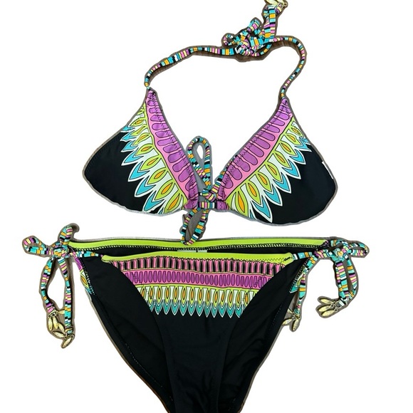 Trina Turk Plumas Bikini Sz 6 - Picture 7 of 9